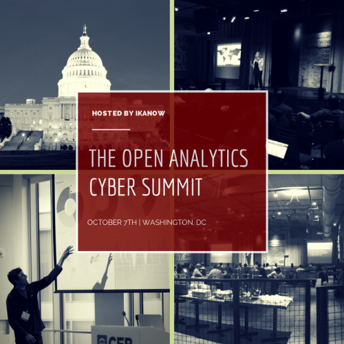 Join us at the Open Analytics Cyber Summit